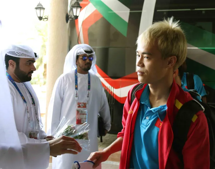 ẢNH: ĐT Việt Nam di chuyển tới Al Ain, chuẩn bị cho trận đấu cuối vòng bảng với Yemen - Ảnh 9.