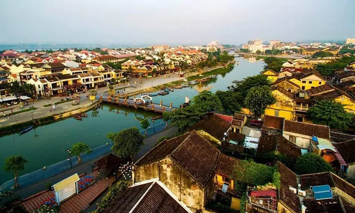 Nhìn từ trên cao Hội An lung linh như một bức tranh - Ảnh 1. Nhìn từ trên cao Hội An lung linh như một bức tranh - Ảnh 1.