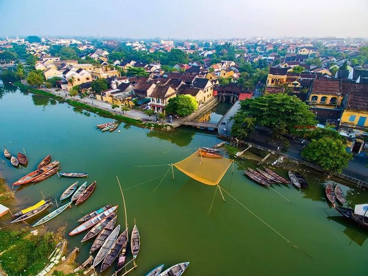 Nhìn từ trên cao Hội An lung linh như một bức tranh - Ảnh 8. Nhìn từ trên cao Hội An lung linh như một bức tranh - Ảnh 8.