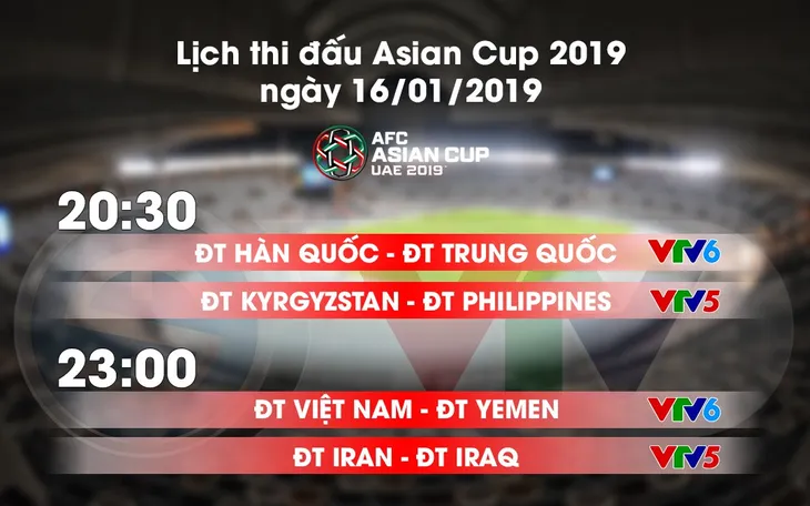Asian Cup 2019: ĐT Việt Nam - ĐT Yemen: Quyết thắng giành vé đi tiếp (23:00 ngày 16/1 trên VTV6) - Ảnh 3. Asian Cup 2019: ĐT Việt Nam - ĐT Yemen: Quyết thắng giành vé đi tiếp (23:00 ngày 16/1 trên VTV6) - Ảnh 3.