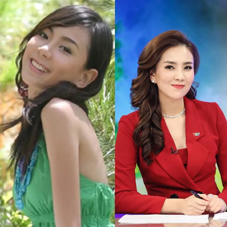 Thử thách 10 năm: Nhan sắc lão hóa ngược của dàn BTV VTV nổi tiếng - Ảnh 4. Thử thách 10 năm: Nhan sắc lão hóa ngược của dàn BTV VTV nổi tiếng - Ảnh 4.