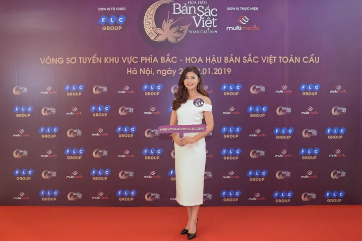 Bạn gái Trọng Đại gây chú ý tại sơ khảo Hoa hậu Bản sắc Việt toàn cầu 2019 - Ảnh 2. Bạn gái Trọng Đại gây chú ý tại sơ khảo Hoa hậu Bản sắc Việt toàn cầu 2019 - Ảnh 2.