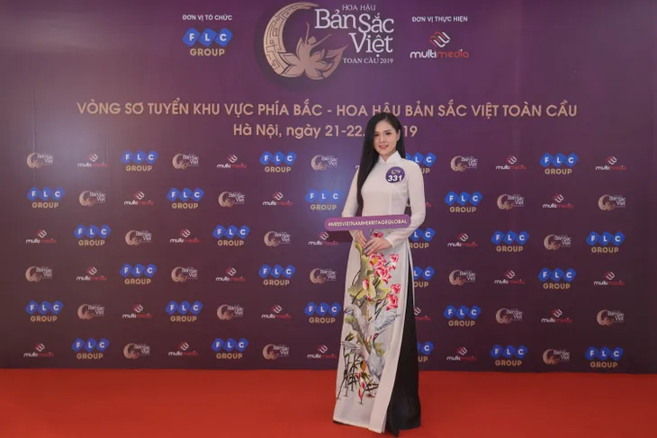 Bạn gái Trọng Đại gây chú ý tại sơ khảo Hoa hậu Bản sắc Việt toàn cầu 2019 - Ảnh 1. Bạn gái Trọng Đại gây chú ý tại sơ khảo Hoa hậu Bản sắc Việt toàn cầu 2019 - Ảnh 1.