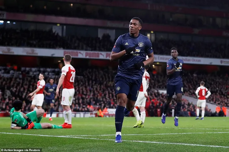 Vòng 4 cúp FA: Manchester United giành chiến thắng ấn tượng ngay tại Emirates - Ảnh 5. Vòng 4 cúp FA: Manchester United giành chiến thắng ấn tượng ngay tại Emirates - Ảnh 5.