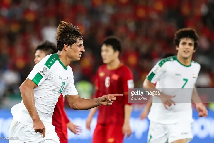 Ghi bàn vào lưới ĐT Việt Nam, sao Iraq lập kỷ lục ở Asian Cup - Ảnh 1. Ghi bàn vào lưới ĐT Việt Nam, sao Iraq lập kỷ lục ở Asian Cup - Ảnh 1.
