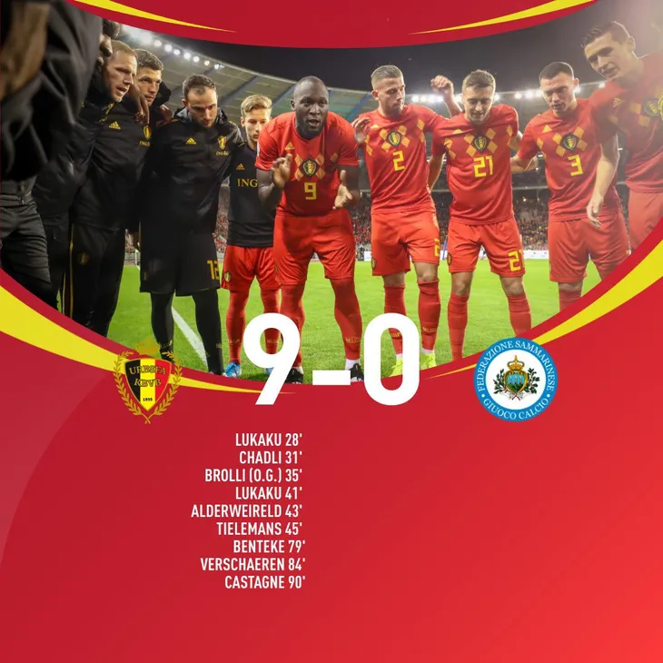 Kết quả vòng loại EURO 2020: Bỉ 9-0 San Marino, Hà Lan 3 – 1 Bắc Ireland, Nga 4 – 0 Scotland - Ảnh 2. Kết quả vòng loại EURO 2020: Bỉ 9-0 San Marino, Hà Lan 3 – 1 Bắc Ireland, Nga 4 – 0 Scotland - Ảnh 2.