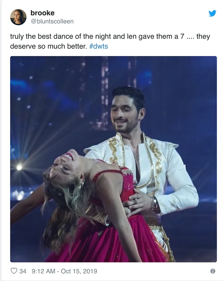 Dancing with the Stars 2019: Fan bất bình với điểm số của Hannah Brown - Ảnh 1. Dancing with the Stars 2019: Fan bất bình với điểm số của Hannah Brown - Ảnh 1.