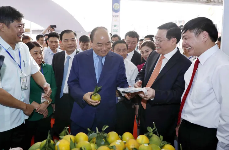 Thủ tướng Nguyễn Xuân Phúc dự Triển lãm thành tựu xây dựng nông thôn mới - Ảnh 1. Thủ tướng Nguyễn Xuân Phúc dự Triển lãm thành tựu xây dựng nông thôn mới - Ảnh 1.