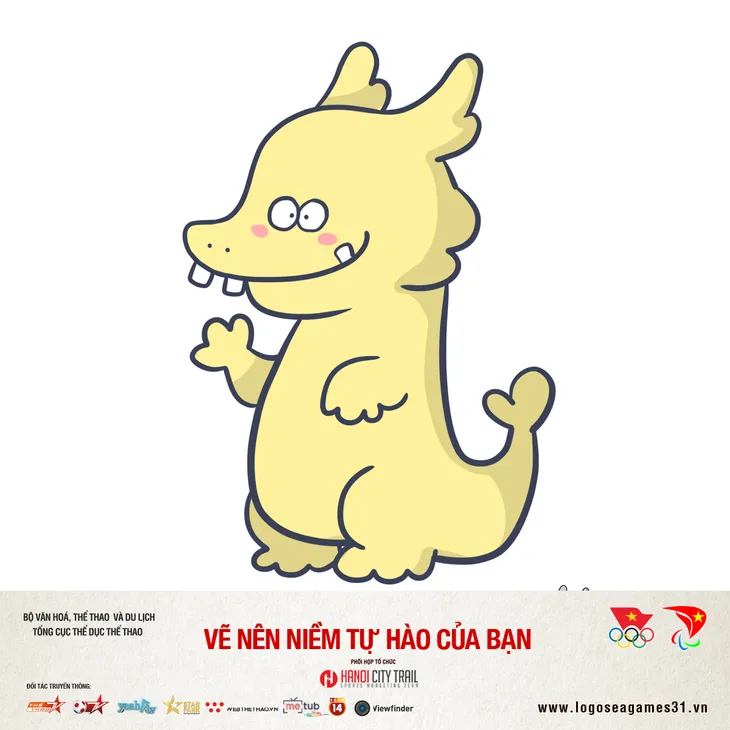 Chú chó Vàng được bầu chọn là bài thi linh vật SEA Games 31 được yêu thích nhất - Ảnh 6. Chú chó Vàng được bầu chọn là bài thi linh vật SEA Games 31 được yêu thích nhất - Ảnh 6.