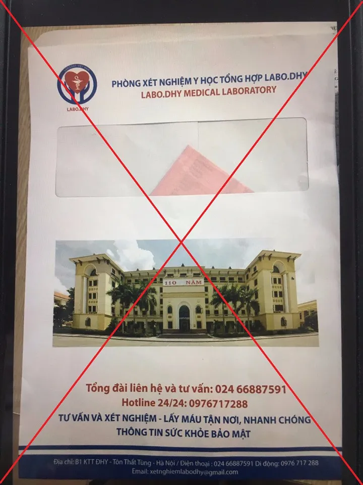 Mạo danh bệnh viện để trục lợi - Ảnh 1. Mạo danh bệnh viện để trục lợi - Ảnh 1.