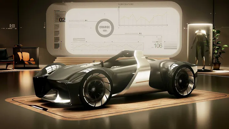 Chiêm ngưỡng Toyota E-Racer, mẫu xe đua thực tế ảo cực chất - Ảnh 1. Chiêm ngưỡng Toyota E-Racer, mẫu xe đua thực tế ảo cực chất - Ảnh 1.