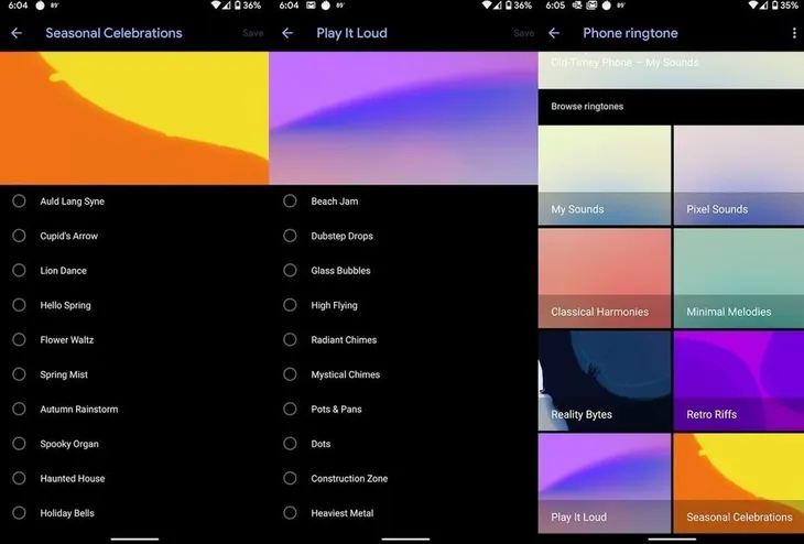 Google Sounds cập nhật thêm nhạc chuông và âm báo mới cho dòng máy Pixel - Ảnh 1. Google Sounds cập nhật thêm nhạc chuông và âm báo mới cho dòng máy Pixel - Ảnh 1.