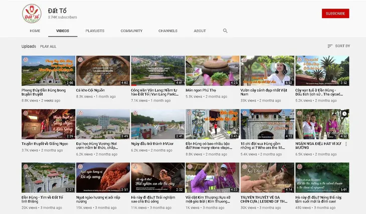 Phú Thọ ra mắt kênh Youtube quảng bá du lịch - Ảnh 1. Phú Thọ ra mắt kênh Youtube quảng bá du lịch - Ảnh 1.