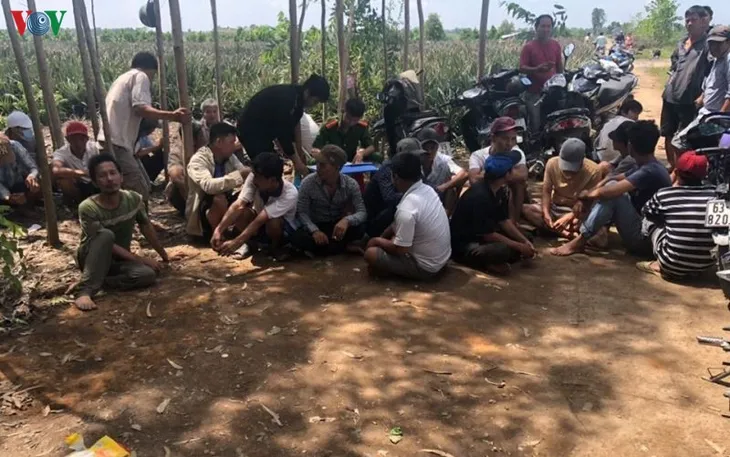 Bắt giữ 24 đối tượng đá gà và lắc tài xỉu ăn tiền - Ảnh 1. Bắt giữ 24 đối tượng đá gà và lắc tài xỉu ăn tiền - Ảnh 1.