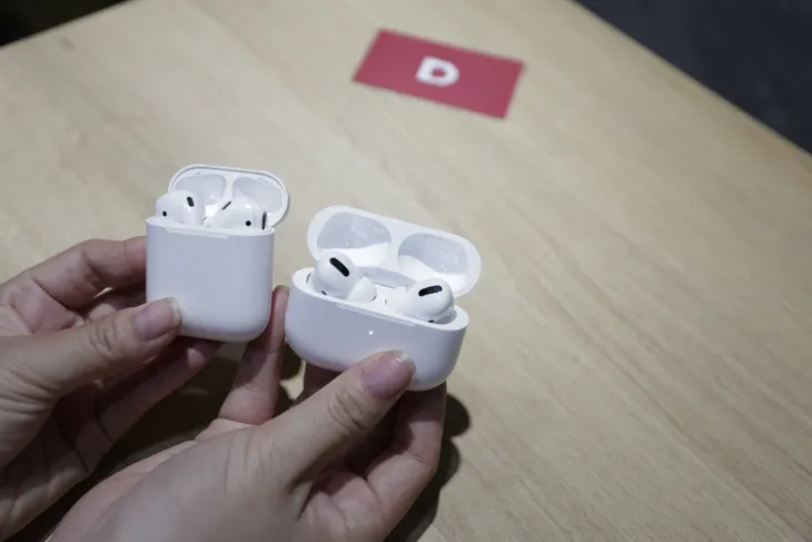 Trên tay AirPods Pro và so sánh với AirPods thế hệ cũ - Ảnh 11. Trên tay AirPods Pro và so sánh với AirPods thế hệ cũ - Ảnh 11.