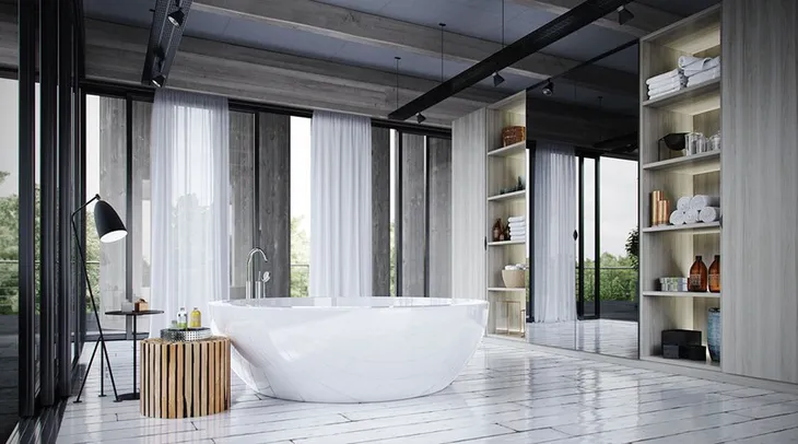 Mẫu bồn tắm đẹp sang trọng, hiện đại - Ảnh 6. Mẫu bồn tắm đẹp sang trọng, hiện đại - Ảnh 6.