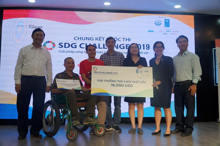 Chung kết SDG Challenge 2019: Tìm ý tưởng cải thiện khả năng tiếp cận cho người khuyết tật Việt - Ảnh 1. Chung kết SDG Challenge 2019: Tìm ý tưởng cải thiện khả năng tiếp cận cho người khuyết tật Việt - Ảnh 1.