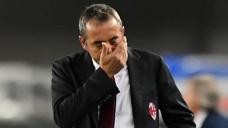 CHÍNH THỨC: AC Milan sa thải HLV Giampaolo chỉ sau 7 trận dẫn dắt - Ảnh 1. CHÍNH THỨC: AC Milan sa thải HLV Giampaolo chỉ sau 7 trận dẫn dắt - Ảnh 1.