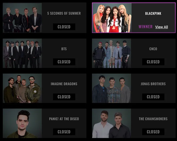 BlackPink bất ngờ thắng lớn tại People’s Choice Awards 2019 - Ảnh 1. BlackPink bất ngờ thắng lớn tại People’s Choice Awards 2019 - Ảnh 1.
