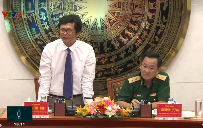 Đài THVN phối hợp với Quân khu 7 tuyên truyền về 9 nội dung chính - Ảnh 1. Đài THVN phối hợp với Quân khu 7 tuyên truyền về 9 nội dung chính - Ảnh 1.