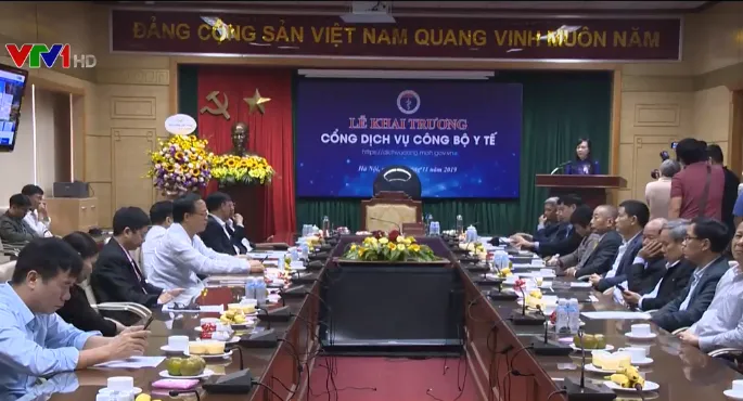 Khai trương cổng dịch vụ công Bộ Y tế - Ảnh 1. Khai trương cổng dịch vụ công Bộ Y tế - Ảnh 1.