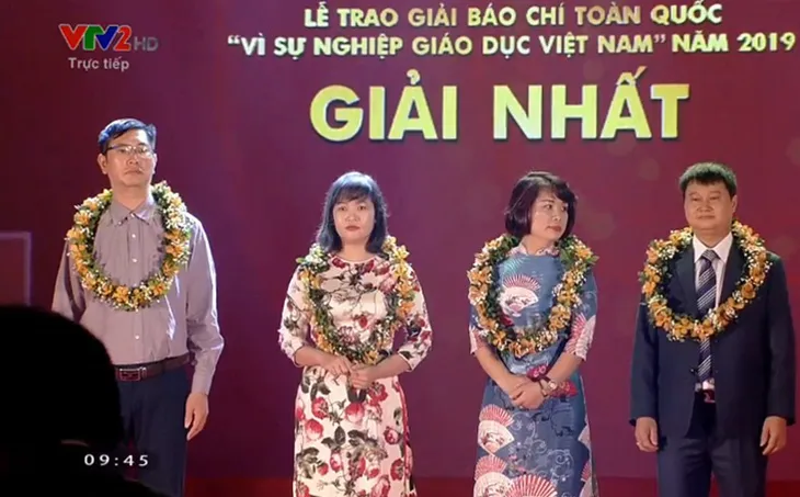 VTV giành 4 giải báo chí toàn quốc Vì sự nghiệp giáo dục Việt Nam 2019 - Ảnh 1. VTV giành 4 giải báo chí toàn quốc Vì sự nghiệp giáo dục Việt Nam 2019 - Ảnh 1.