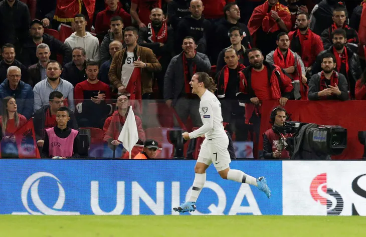 ĐT Albania 0-2 ĐT Pháp: Griezmann ghi bàn, ĐT Pháp thắng nhàn Albania - Ảnh 2. ĐT Albania 0-2 ĐT Pháp: Griezmann ghi bàn, ĐT Pháp thắng nhàn Albania - Ảnh 2.