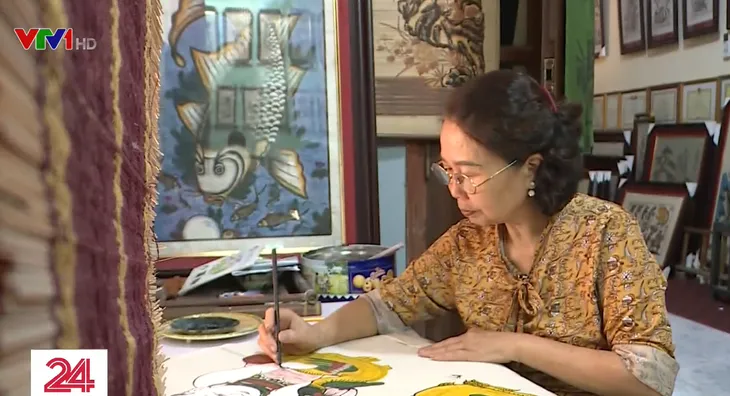 Khó khăn trong bảo tồn nghề tranh Ðông Hồ - Ảnh 1. Khó khăn trong bảo tồn nghề tranh Ðông Hồ - Ảnh 1.
