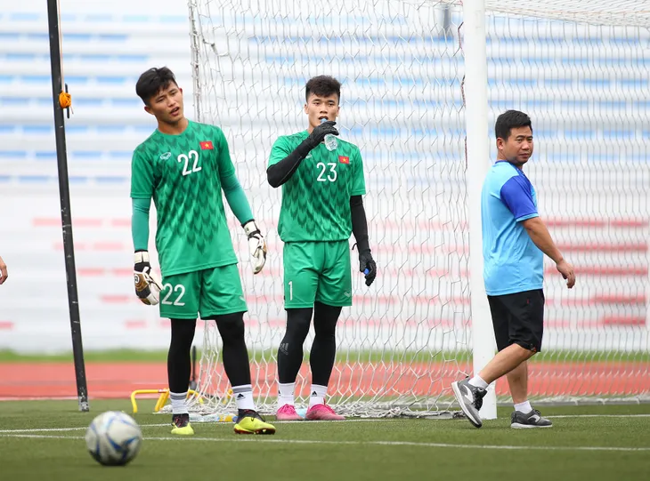 SEA Games 30: U22 Việt Nam tập luyện ngay sau trận thắng 6-1 trước U22 Lào - Ảnh 7. SEA Games 30: U22 Việt Nam tập luyện ngay sau trận thắng 6-1 trước U22 Lào - Ảnh 7.