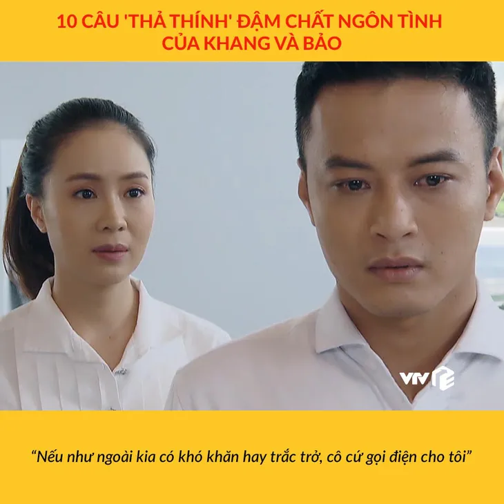 Những màn thả thính ngọt lịm của Khang và Bảo trong Hoa hồng trên ngực trái - Ảnh 9. Những màn thả thính ngọt lịm của Khang và Bảo trong Hoa hồng trên ngực trái - Ảnh 9.