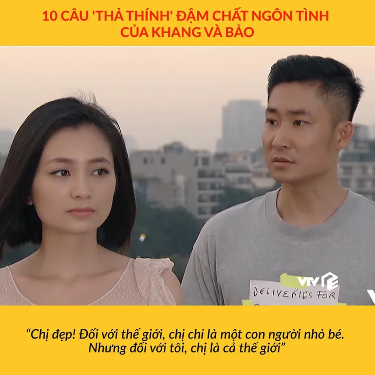 Những màn thả thính ngọt lịm của Khang và Bảo trong Hoa hồng trên ngực trái - Ảnh 4. Những màn thả thính ngọt lịm của Khang và Bảo trong Hoa hồng trên ngực trái - Ảnh 4.