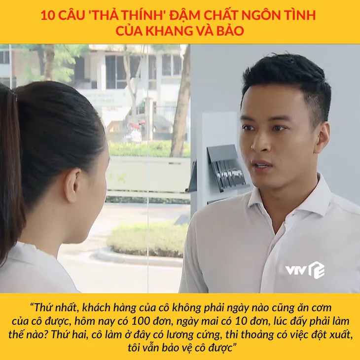 Những màn thả thính ngọt lịm của Khang và Bảo trong Hoa hồng trên ngực trái - Ảnh 8. Những màn thả thính ngọt lịm của Khang và Bảo trong Hoa hồng trên ngực trái - Ảnh 8.
