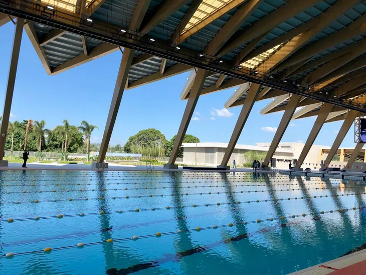 ẢNH: Chiêm ngưỡng khu thể thao phức hợp hiện đại của SEA Games 30 - Ảnh 7. ẢNH: Chiêm ngưỡng khu thể thao phức hợp hiện đại của SEA Games 30 - Ảnh 7.