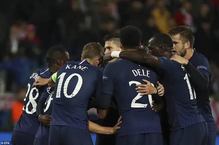 Sao Đỏ Belgrade 0-4 Tottenham: Son Heung Min lập cú đúp - Ảnh 2. Sao Đỏ Belgrade 0-4 Tottenham: Son Heung Min lập cú đúp - Ảnh 2.