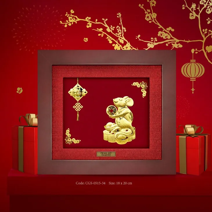 Nghệ thuật vàng thủ công trong bộ sưu tập tết của Prima Art - Ảnh 1. Nghệ thuật vàng thủ công trong bộ sưu tập tết của Prima Art - Ảnh 1.