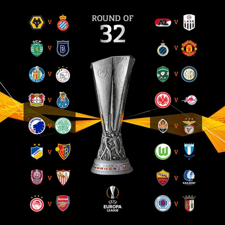 Bốc thăm vòng 1/16 UEFA Europa League: Club Brugge - Man United, Olympiacos - Arsenal, Ludogorets - Inter Milan... - Ảnh 1. Bốc thăm vòng 1/16 UEFA Europa League: Club Brugge - Man United, Olympiacos - Arsenal, Ludogorets - Inter Milan... - Ảnh 1.