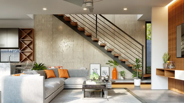 Nhà phố sử dụng tường kính thoáng đãng không thua kém gì biệt thự - Ảnh 3.