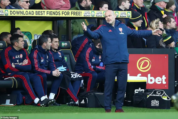 Norwich 2-2 Arsenal: Màn ra mắt chưa trọn vẹn của HLV Ljungberg - Ảnh 2. Norwich 2-2 Arsenal: Màn ra mắt chưa trọn vẹn của HLV Ljungberg - Ảnh 2.