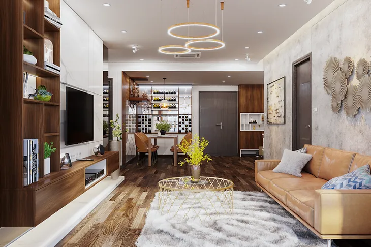 Căn hộ 60m2 ở tầng cao đẹp hút mắt người nhìn - Ảnh 3.