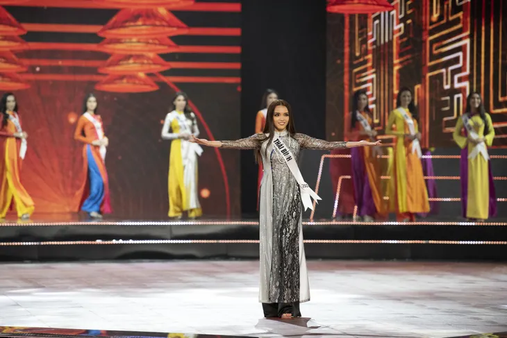 Top 45 trình diễn áo dài đẹp hớp hồn tại Bán kết Hoa hậu Hoàn vũ Việt Nam 2019 - Ảnh 5. Top 45 trình diễn áo dài đẹp hớp hồn tại Bán kết Hoa hậu Hoàn vũ Việt Nam 2019 - Ảnh 5.