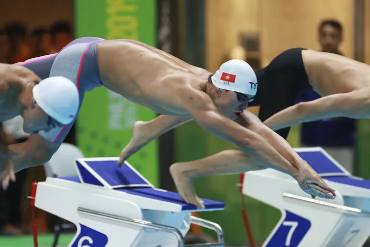 Ảnh: Những kình ngư Việt Nam ra quân tại SEA Games 30 với 2 HCV - Ảnh 9. Ảnh: Những kình ngư Việt Nam ra quân tại SEA Games 30 với 2 HCV - Ảnh 9.