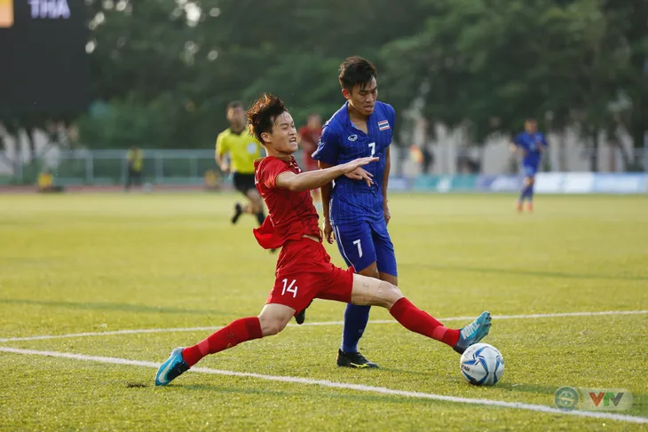 ẢNH: U22 Việt Nam loại U22 Thái Lan, thẳng tiến vào bán kết SEA Games 30 - Ảnh 8. ẢNH: U22 Việt Nam loại U22 Thái Lan, thẳng tiến vào bán kết SEA Games 30 - Ảnh 8.