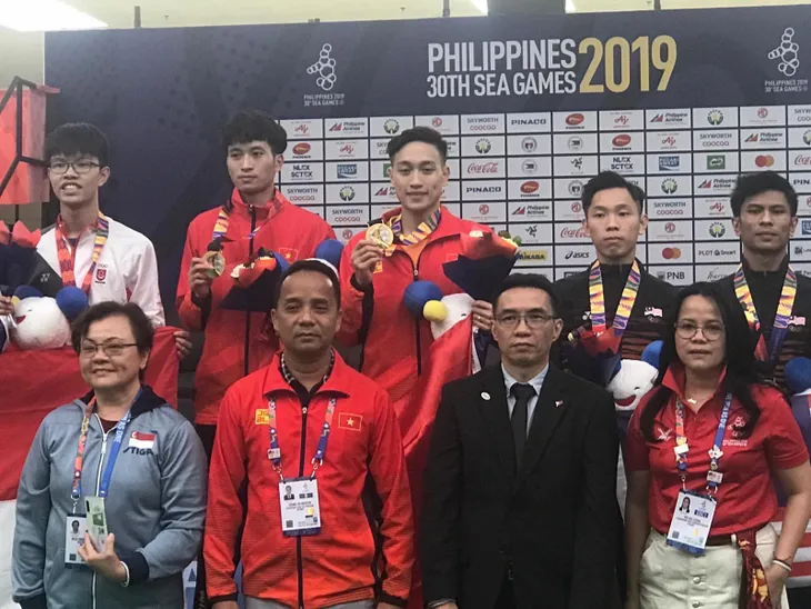 SEA Games 30: Bóng bàn Việt Nam giành HCV đôi nam sau chiến thắng trước Singapore - Ảnh 3. SEA Games 30: Bóng bàn Việt Nam giành HCV đôi nam sau chiến thắng trước Singapore - Ảnh 3.