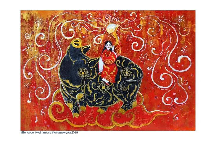 Beheoce - Độc đáo tranh con heo mừng xuân Kỷ Hợi - Ảnh 12. Beheoce - Độc đáo tranh con heo mừng xuân Kỷ Hợi - Ảnh 12.