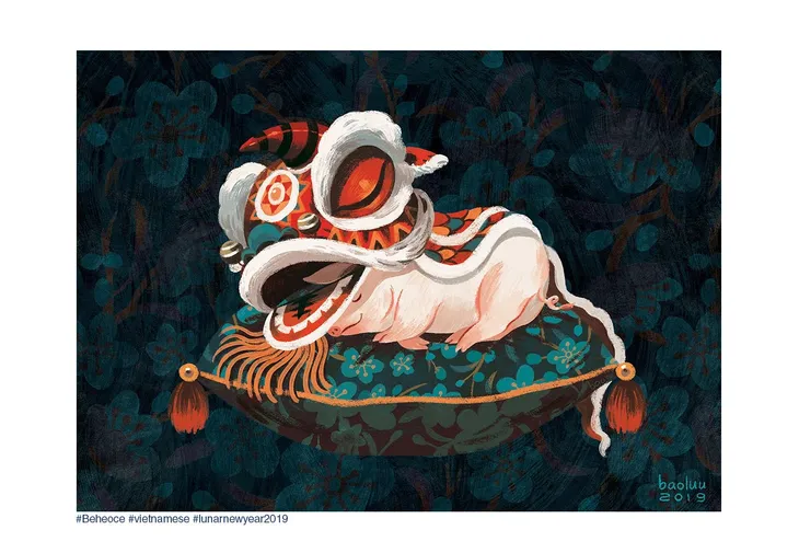 Beheoce - Độc đáo tranh con heo mừng xuân Kỷ Hợi - Ảnh 8. Beheoce - Độc đáo tranh con heo mừng xuân Kỷ Hợi - Ảnh 8.