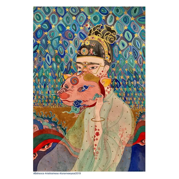 Beheoce - Độc đáo tranh con heo mừng xuân Kỷ Hợi - Ảnh 7. Beheoce - Độc đáo tranh con heo mừng xuân Kỷ Hợi - Ảnh 7.