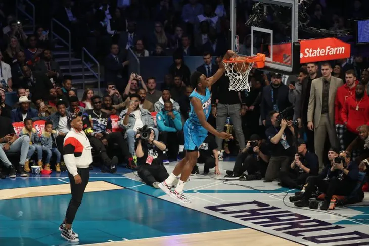 Hamadou Diallo vô địch cuộc thi Úp rổ - NBA Allstar 2019 - Ảnh 1. Hamadou Diallo vô địch cuộc thi Úp rổ - NBA Allstar 2019 - Ảnh 1.