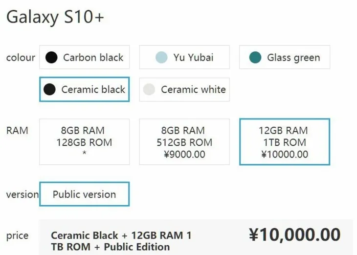 Galaxy S10+ phiên bản đặc biệt lộ mức giá dự kiến chát - Ảnh 1. Galaxy S10+ phiên bản đặc biệt lộ mức giá dự kiến chát - Ảnh 1.