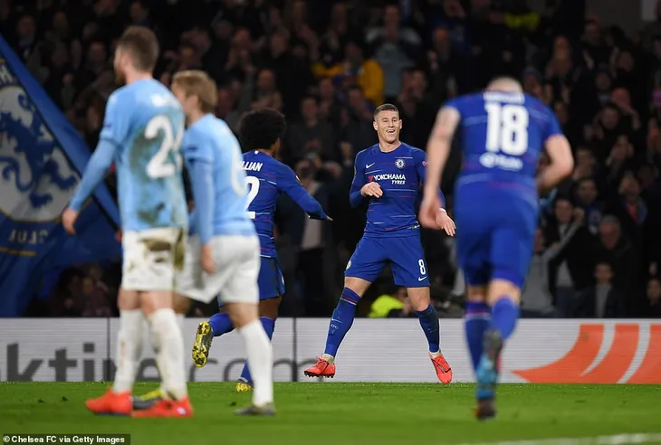 Giành chiến thắng đậm trước Malmo, Chelsea giành vé đi tiếp tại Europa League - Ảnh 4. Giành chiến thắng đậm trước Malmo, Chelsea giành vé đi tiếp tại Europa League - Ảnh 4.