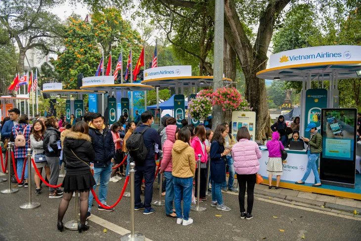 Không khí xuân rộn ràng tại Vietnam Airlines Festa - Lễ hội Tết cổ Truyền - Ảnh 9. Không khí xuân rộn ràng tại Vietnam Airlines Festa - Lễ hội Tết cổ Truyền - Ảnh 9.
